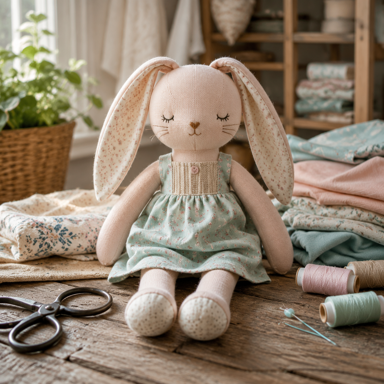 Knuffelpopje Naaien van Rekbare Stof: Zachte Beginnersgids