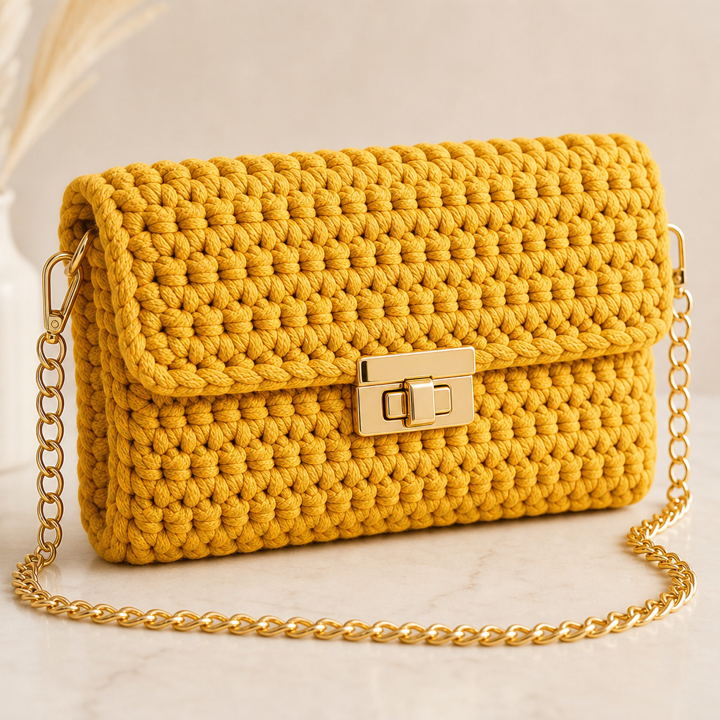 Gehaakte Clutch Haken: Avondtasje Patroon voor Beginners in 2 Uur