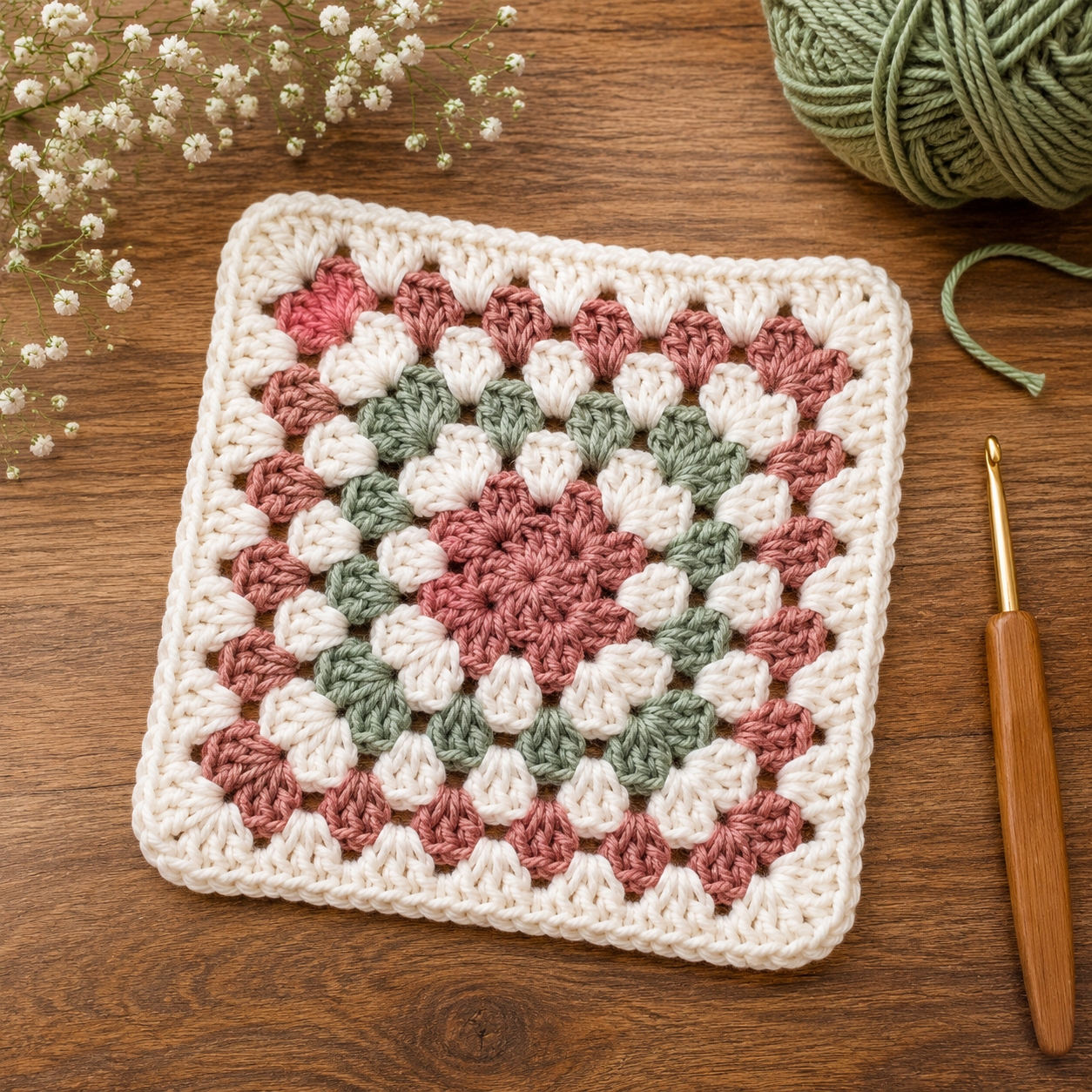 Granny Square Haken voor Beginners: Stap voor Stap je Eerste Motief