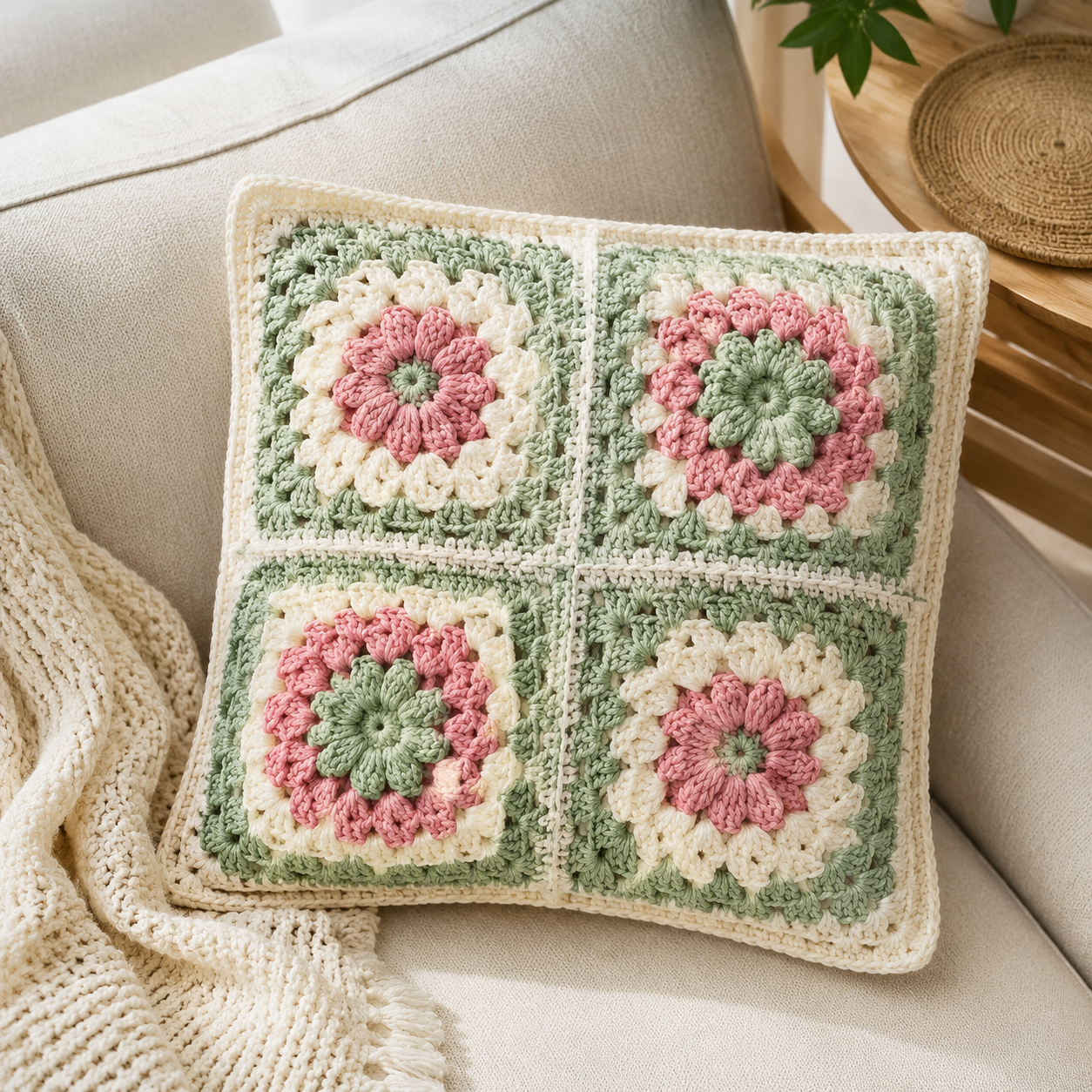 Granny Square Kussenhoes Haken: Stap voor Stap je Eigen Sloop
