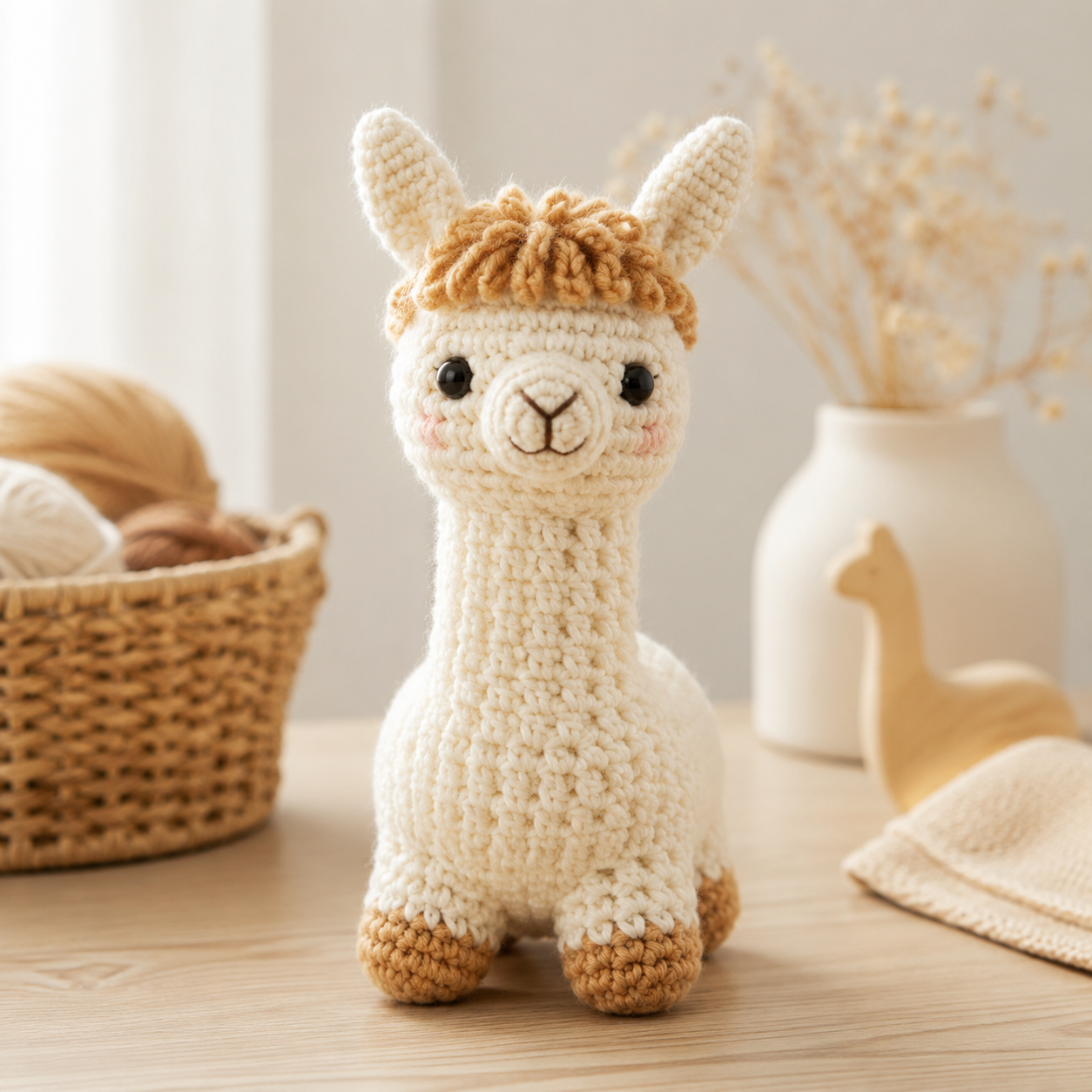 Alpaca Haken: Amigurumi Alpaca Patroon voor Beginners Stap voor Stap