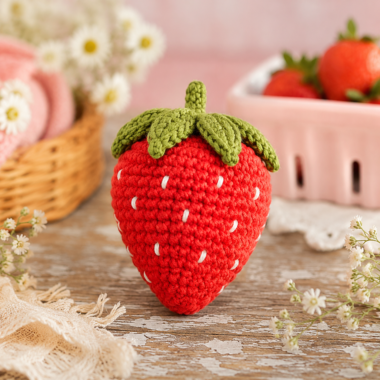 Amigurumi Aardbei Haken: Schattig Zomervriendje voor Beginners