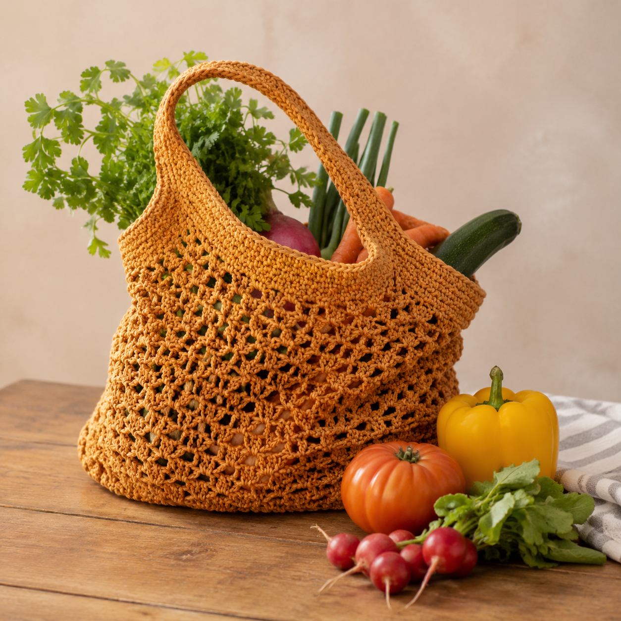 Haken van een Stevige Boodschappentas: Complete Gids met Tulipsteek