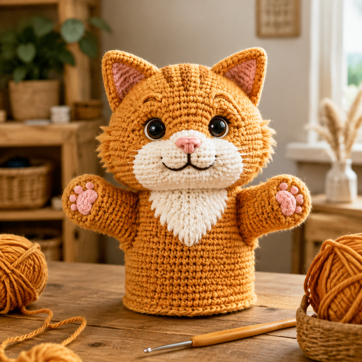 Dikkie Dik handpop haken: gratis patroon van Dendennis