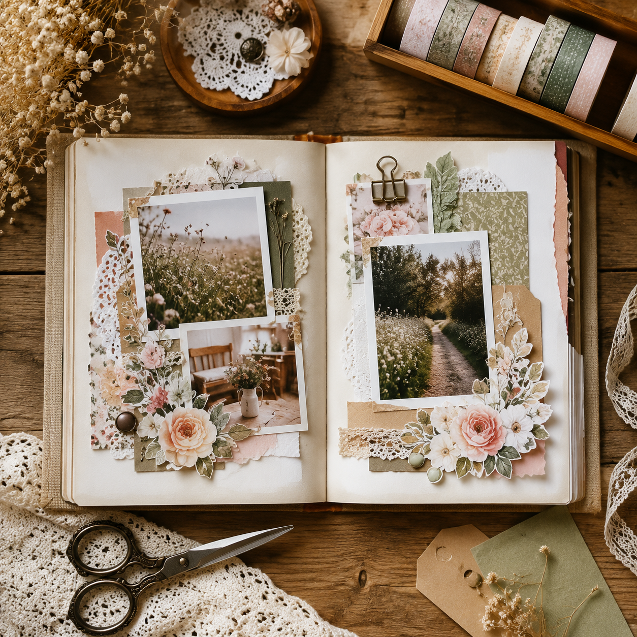 Je Eerste Scrapbookpagina Maken: Rustige Beginnersgids met Foto's en Papier