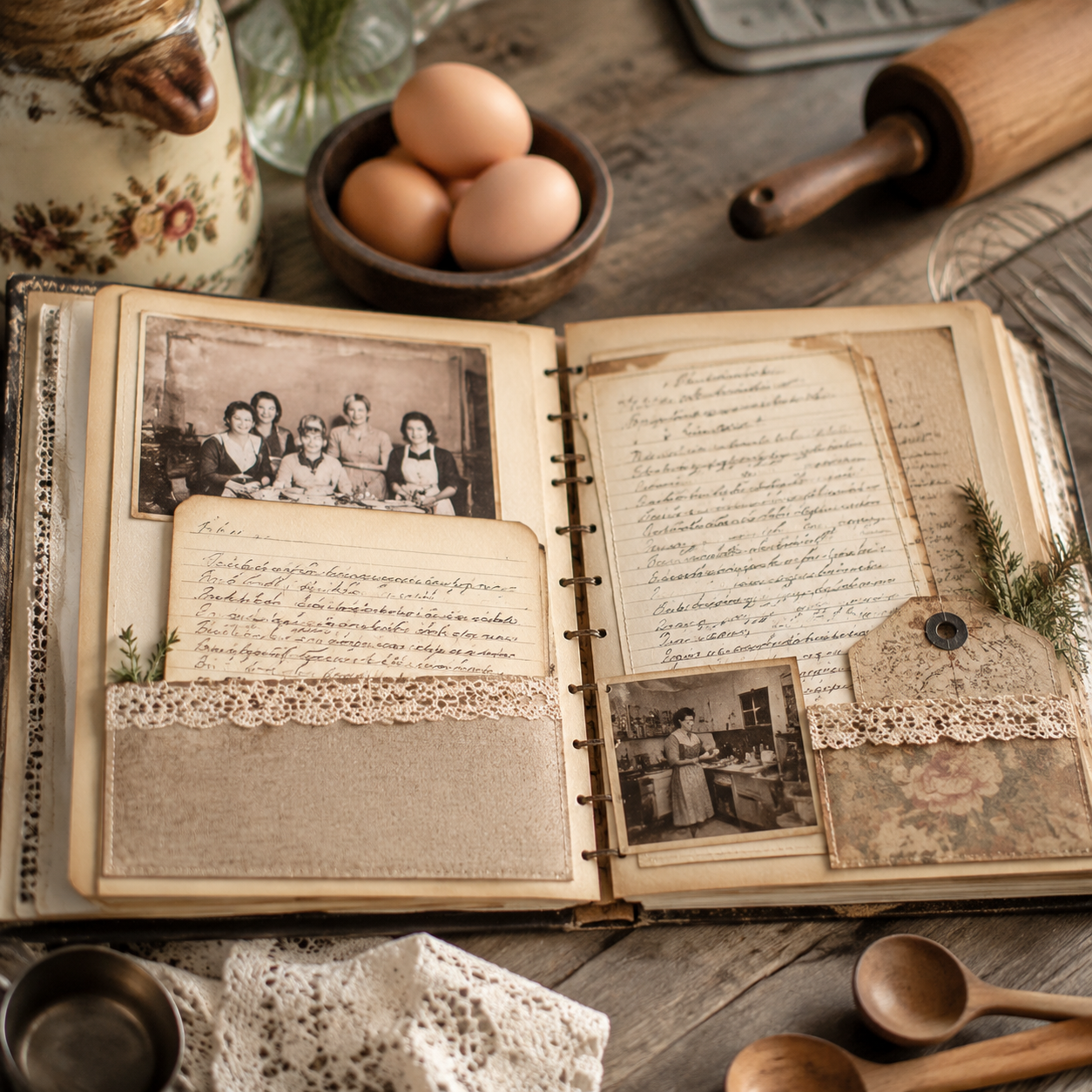 Familie Receptenboek Maken als Scrapbook: Erfstuk voor je Kleinkinderen