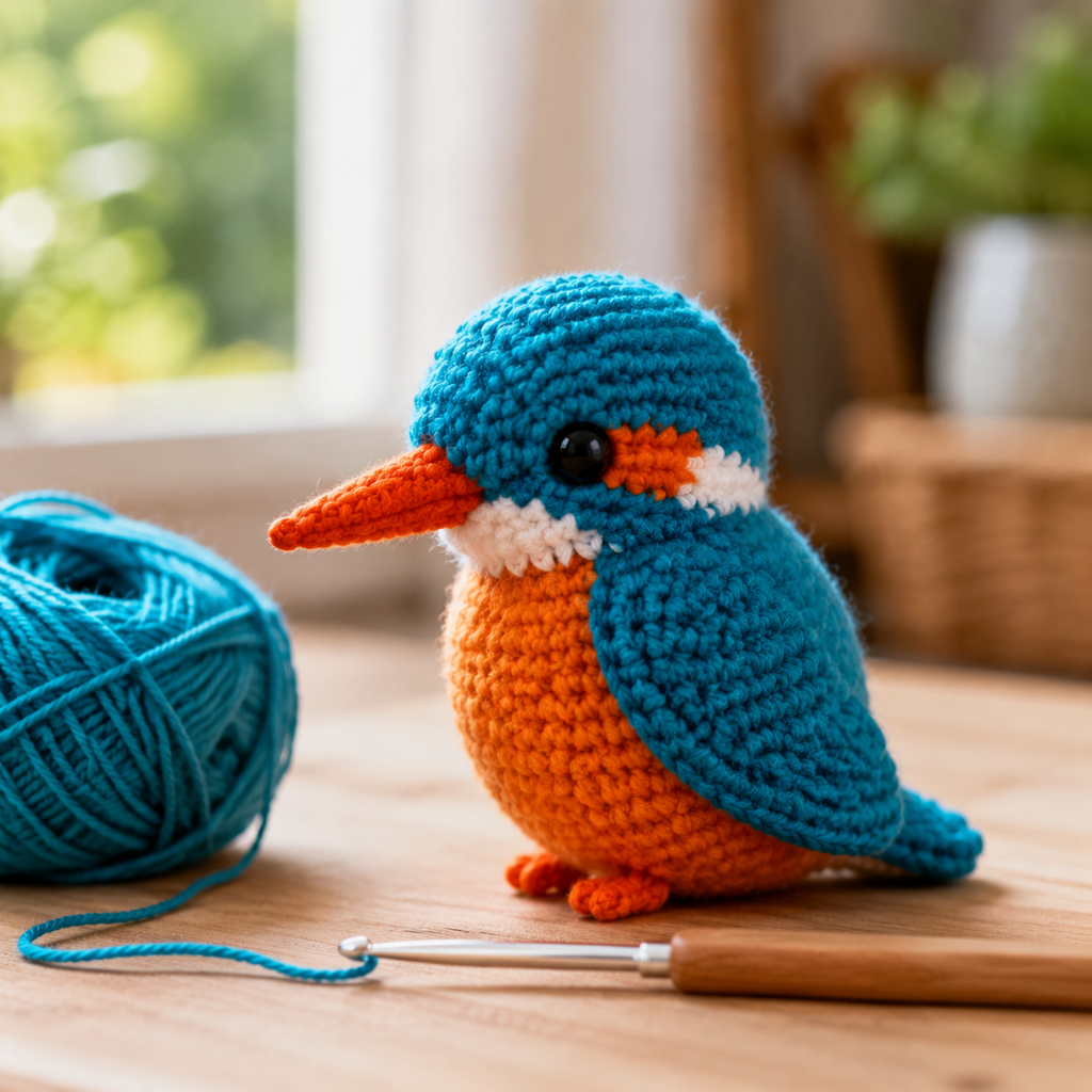 Ijsvogel haken: amigurumi-patroon voor beginners