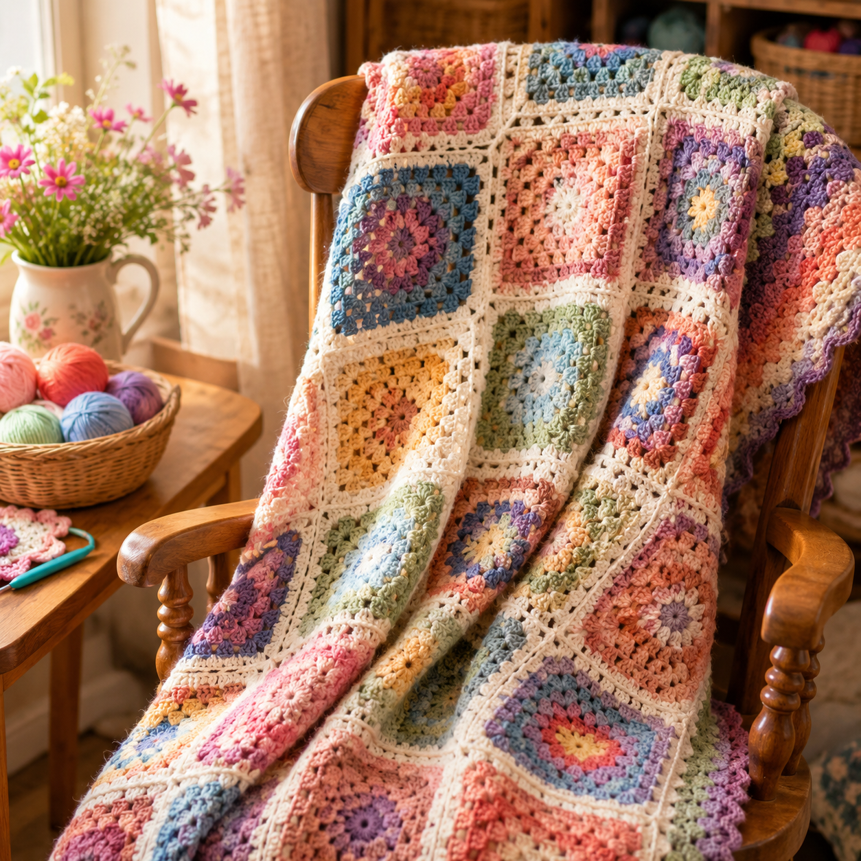 Ravelry patroon: Trio Blanket