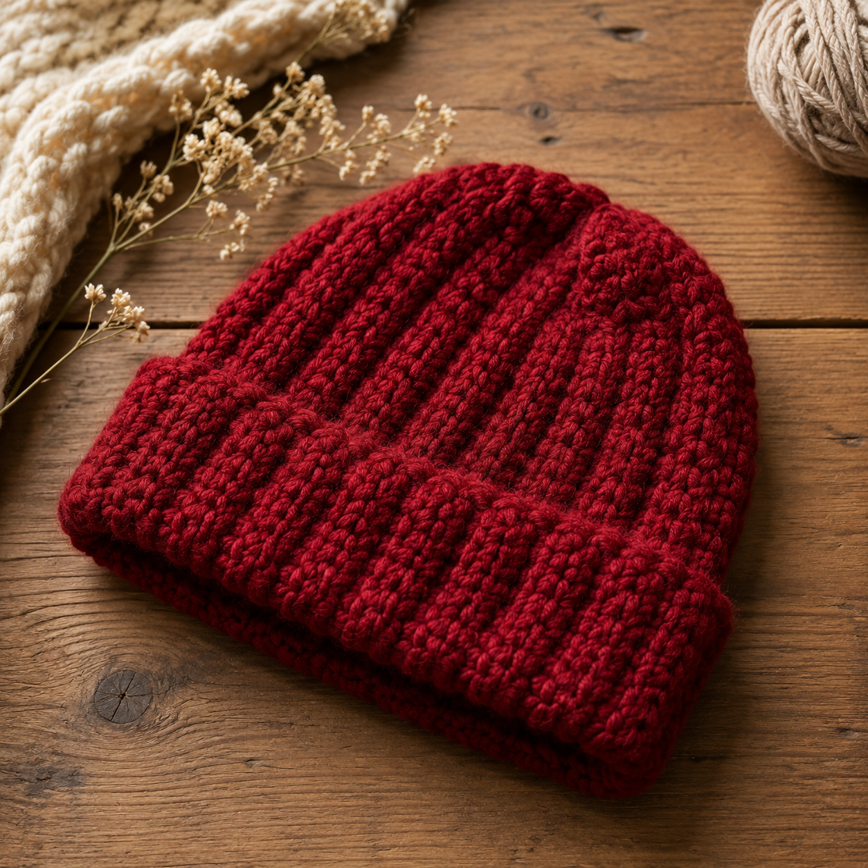 Een Gehaakte Muts Haken: Eenvoudige Beanie voor Beginners
