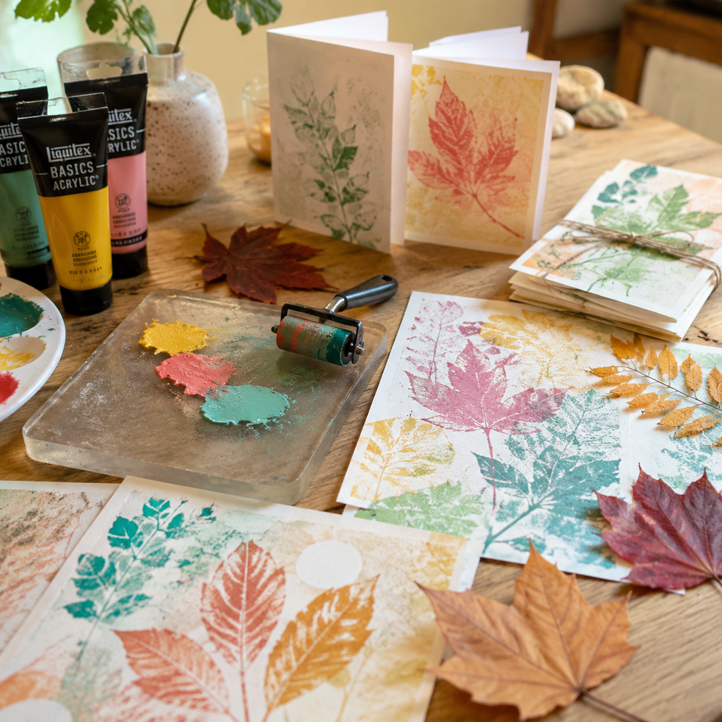 Gelliprint kaarten maken voor beginners: monoprinten met de gelli plate