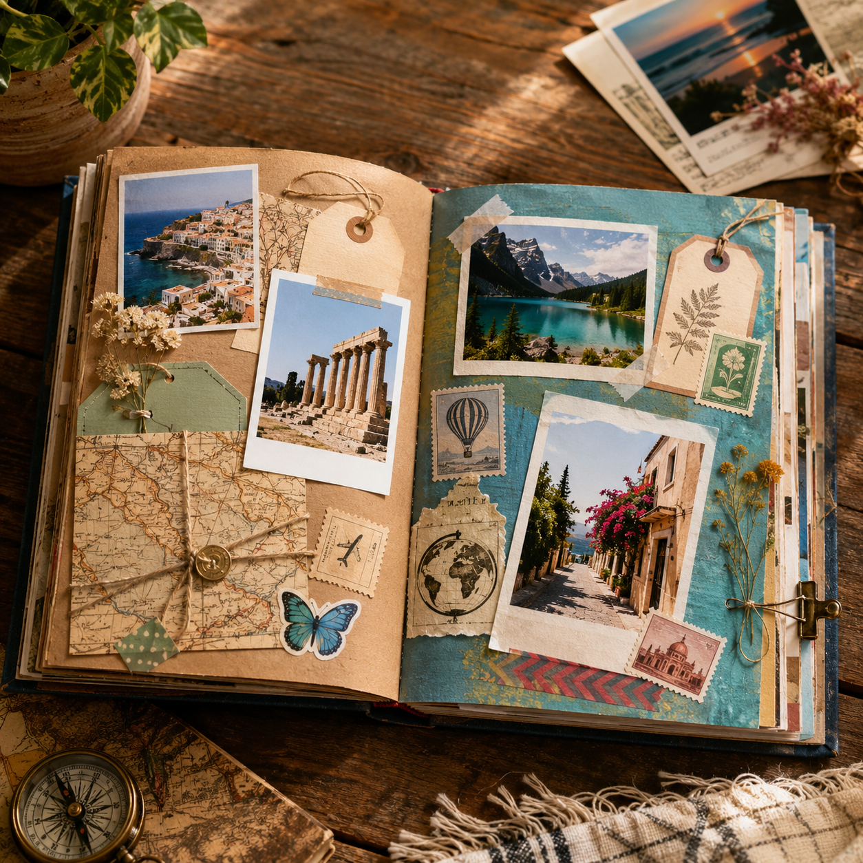 Reis Scrapbook Maken: Bewaar uw Vakantiemomenten Creatief