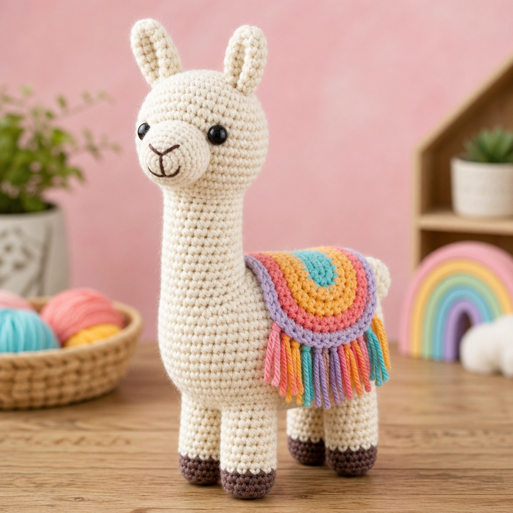 Lama Haken: Amigurumi Patroon Stap voor Stap