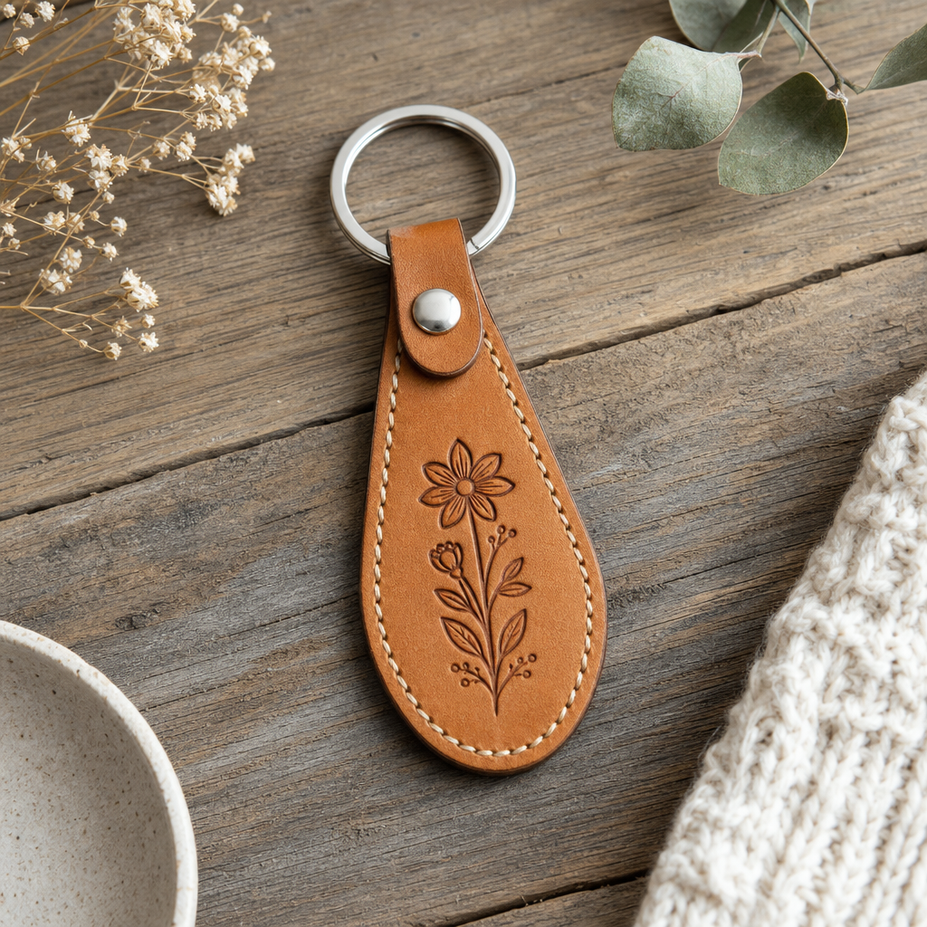 Leren Sleutelhanger Maken voor Beginners: Je Eerste Leerbewerking