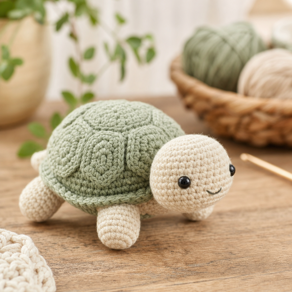 Schildpad Haken: Schattig Amigurumi Schildpadje voor Beginners
