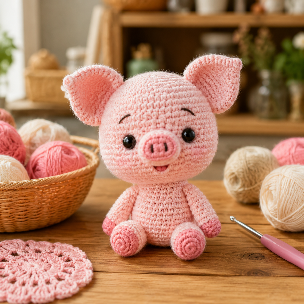 Varkentje Pip Haken: Gratis Amigurumi Patroon voor Beginners