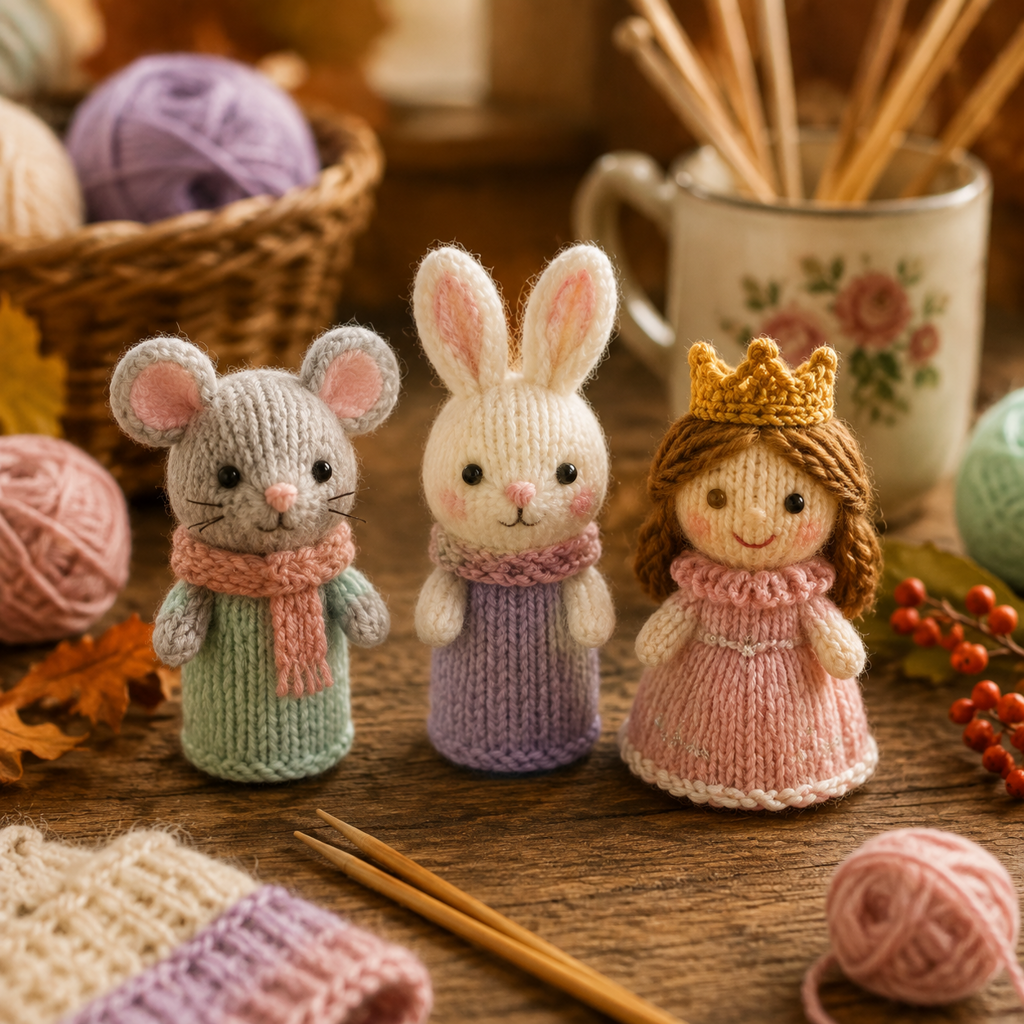 Vingerpoppetjes Breien voor Beginners: Kleine Poppetjes met een Groot Hart