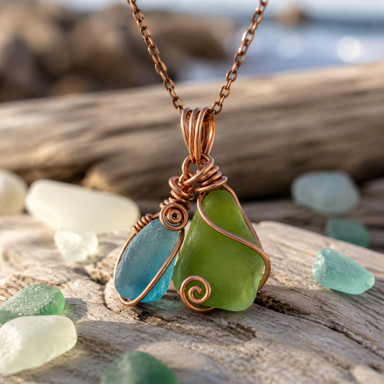 Zeeglas Sieraden Maken met Wire Wrapping: Zomergids voor Beginners