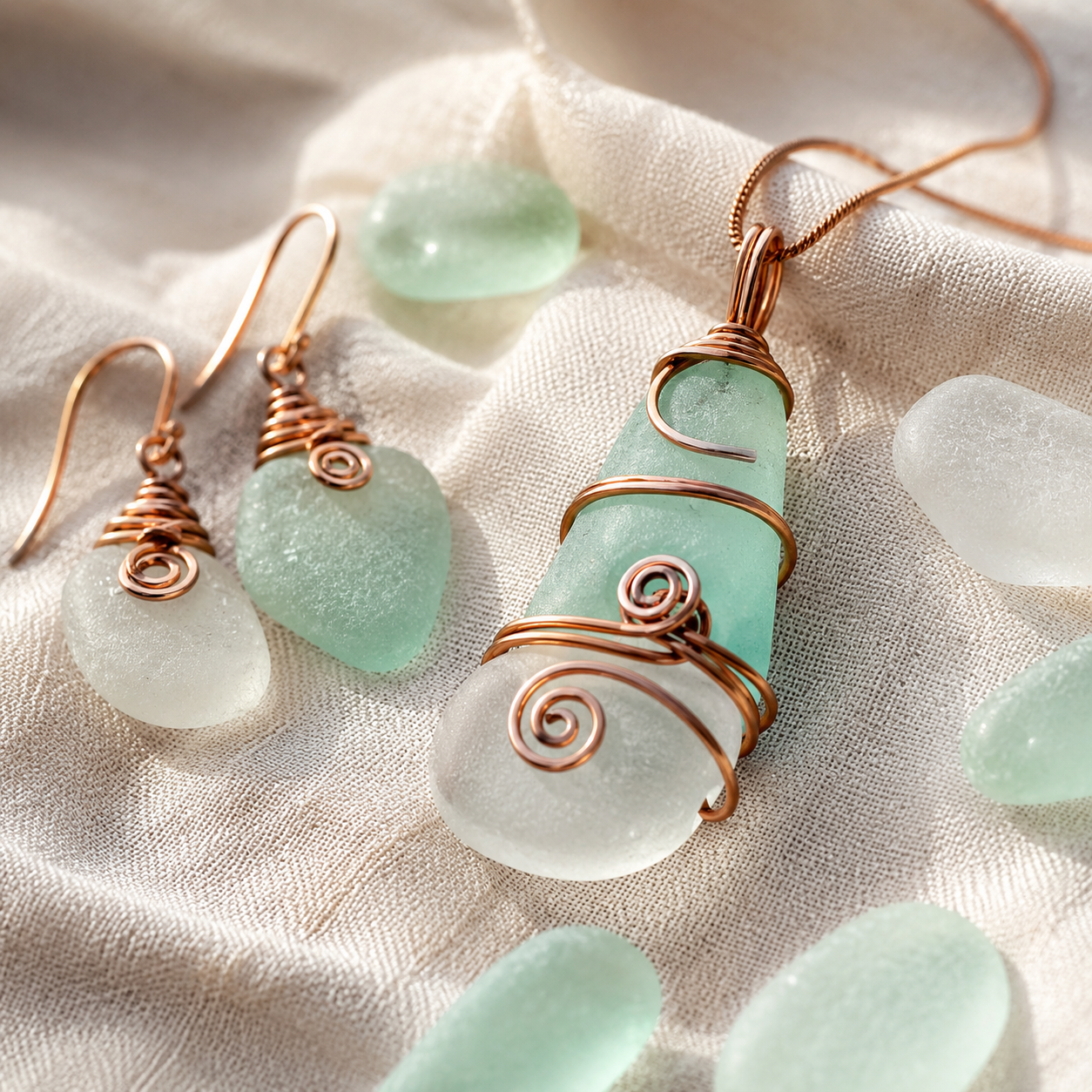 Zeeglas Sieraden Maken voor Beginners: Zomerse Draadkunst vol Herinnering