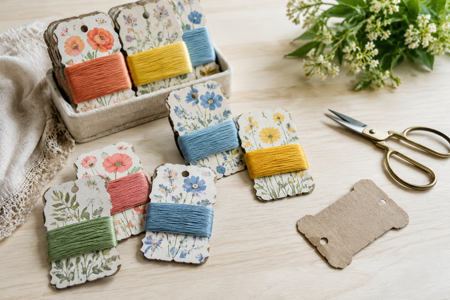 Borduurkaartjes maken: gratis pdf voor je borduurgaren