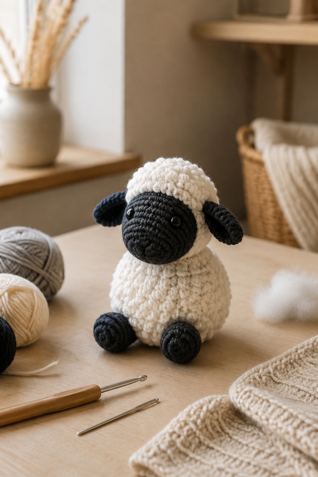 Shaun the Sheep haken: materialen en voorbereiding