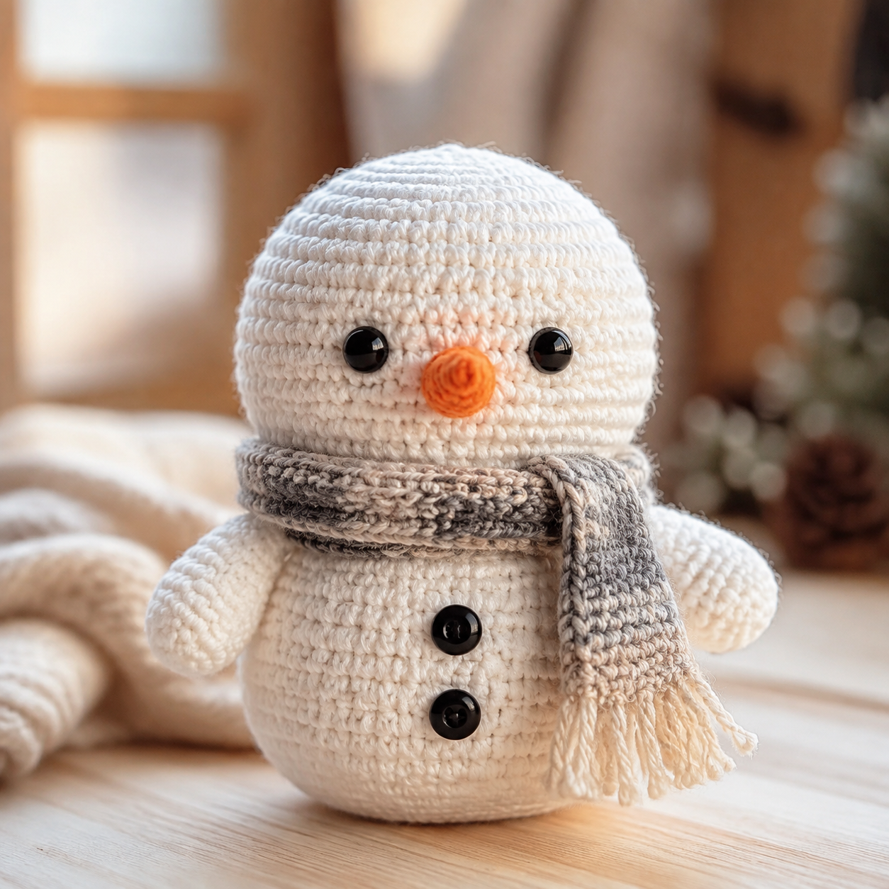 Sneeuwpop Haken voor Beginners: Amigurumi Sneeuwpopje Stap voor Stap