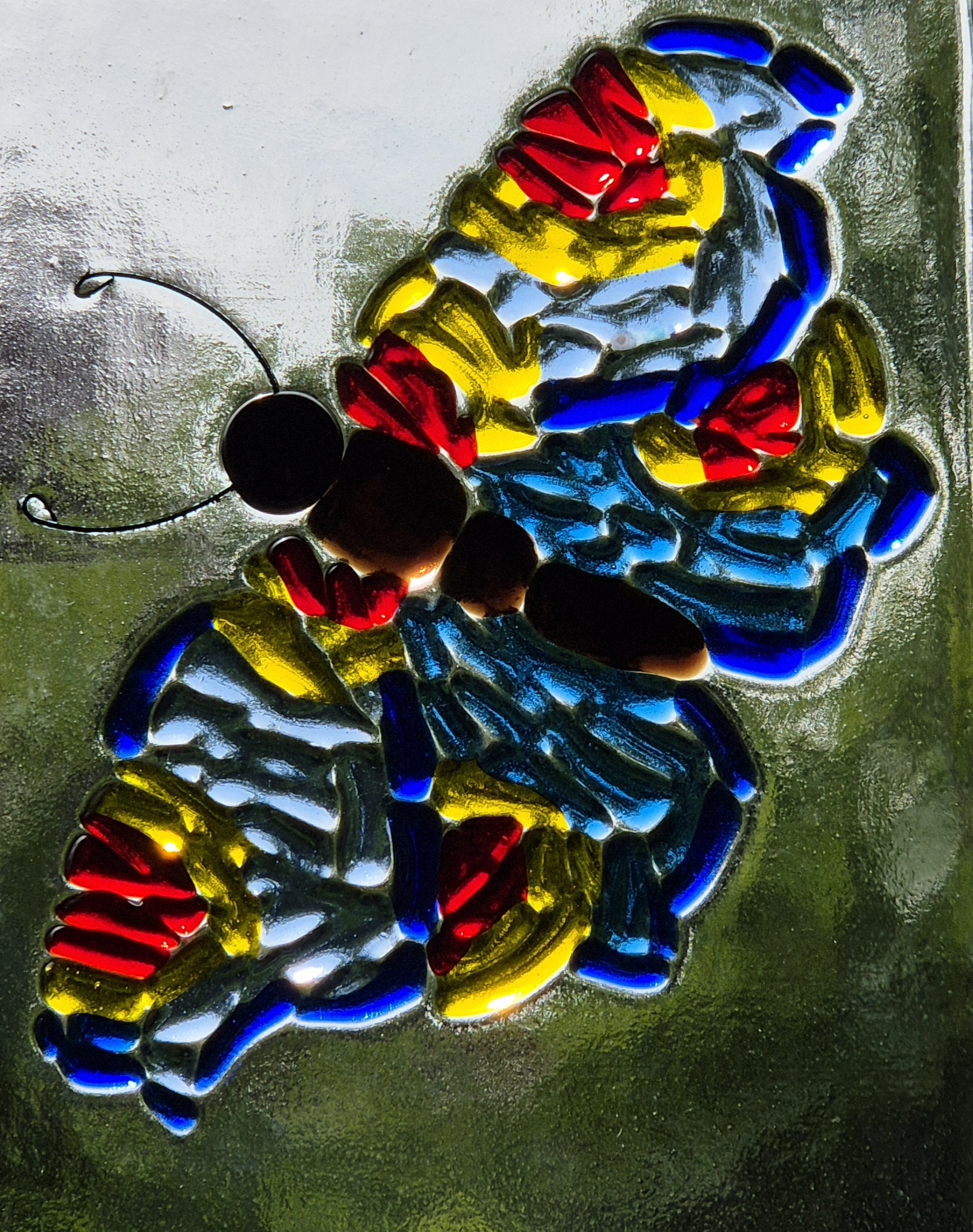 Glasfusing raamhanger of plantensteker