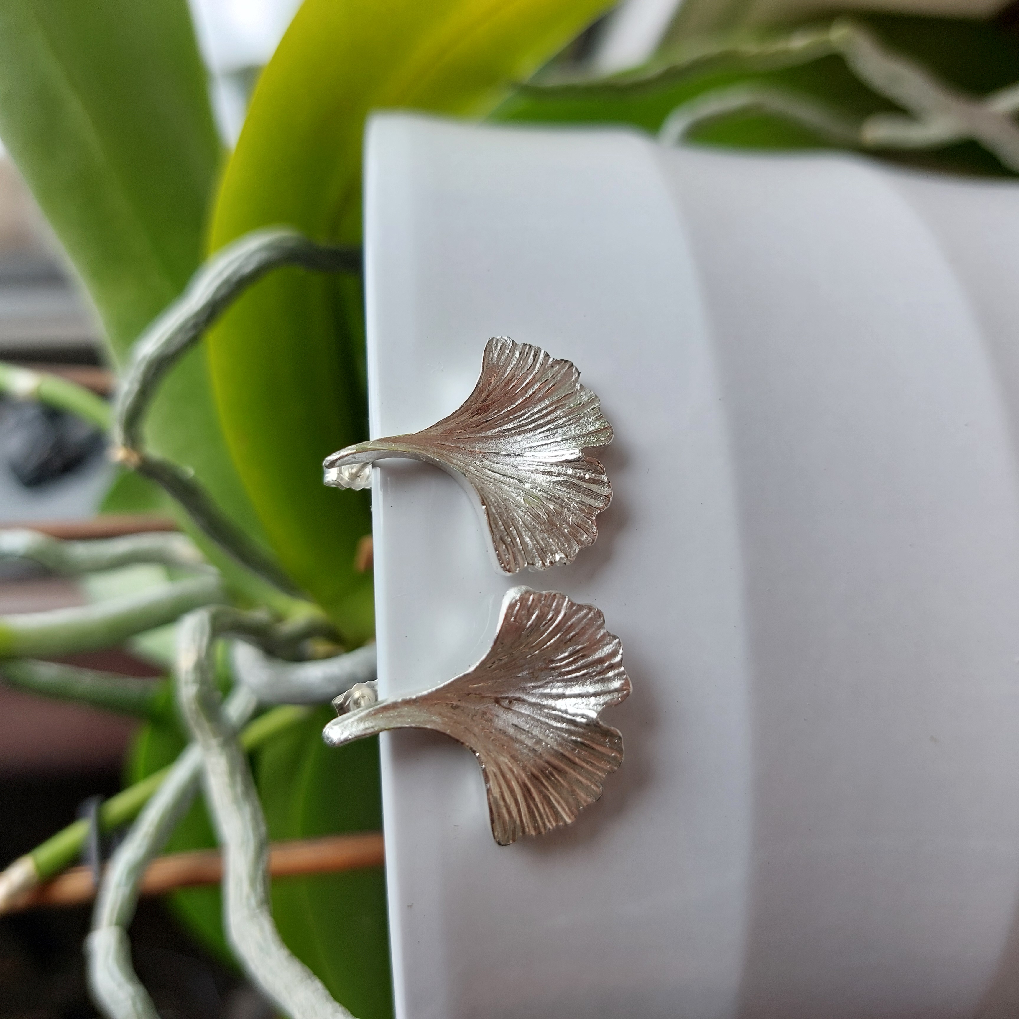 Zilverklei Oorbellen en/of Hanger