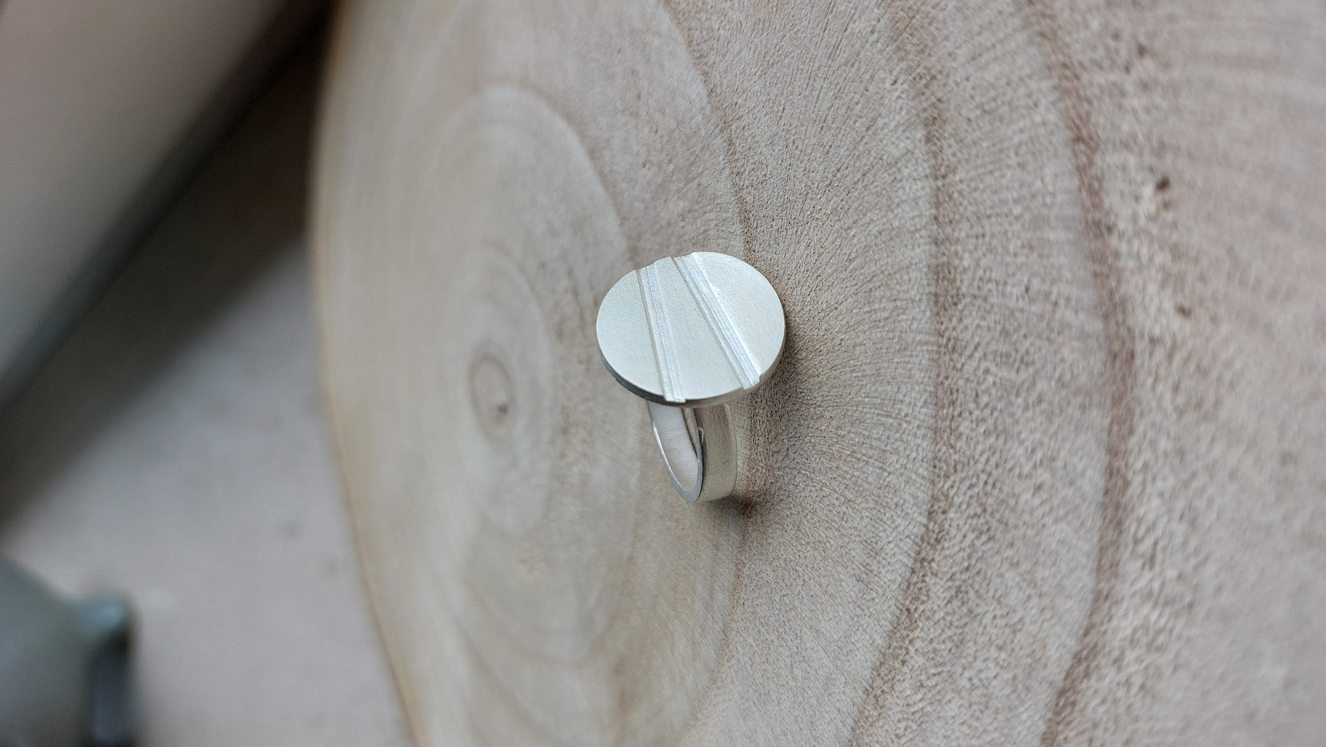 Zilverklei Ring
