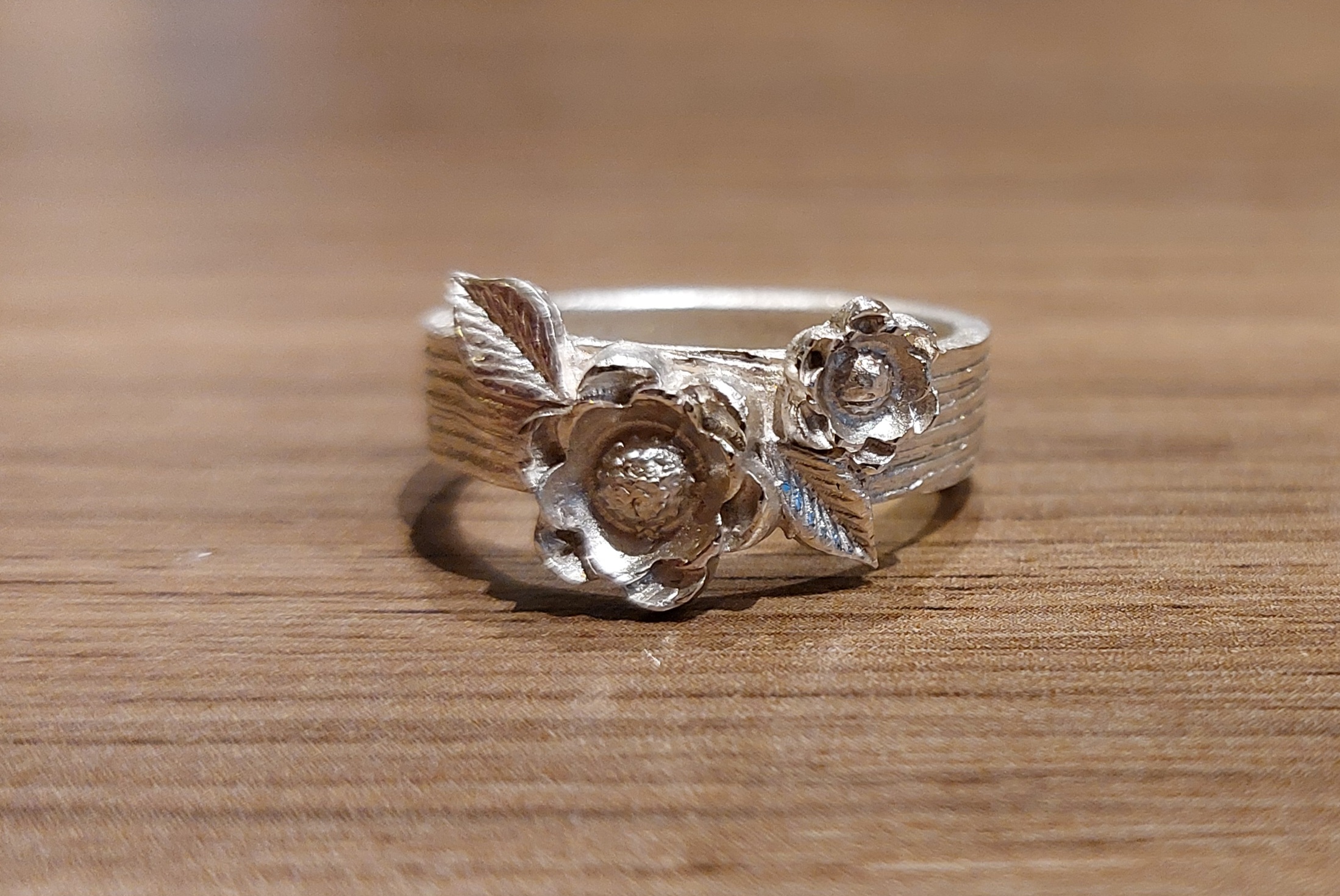 Zilverklei Ring