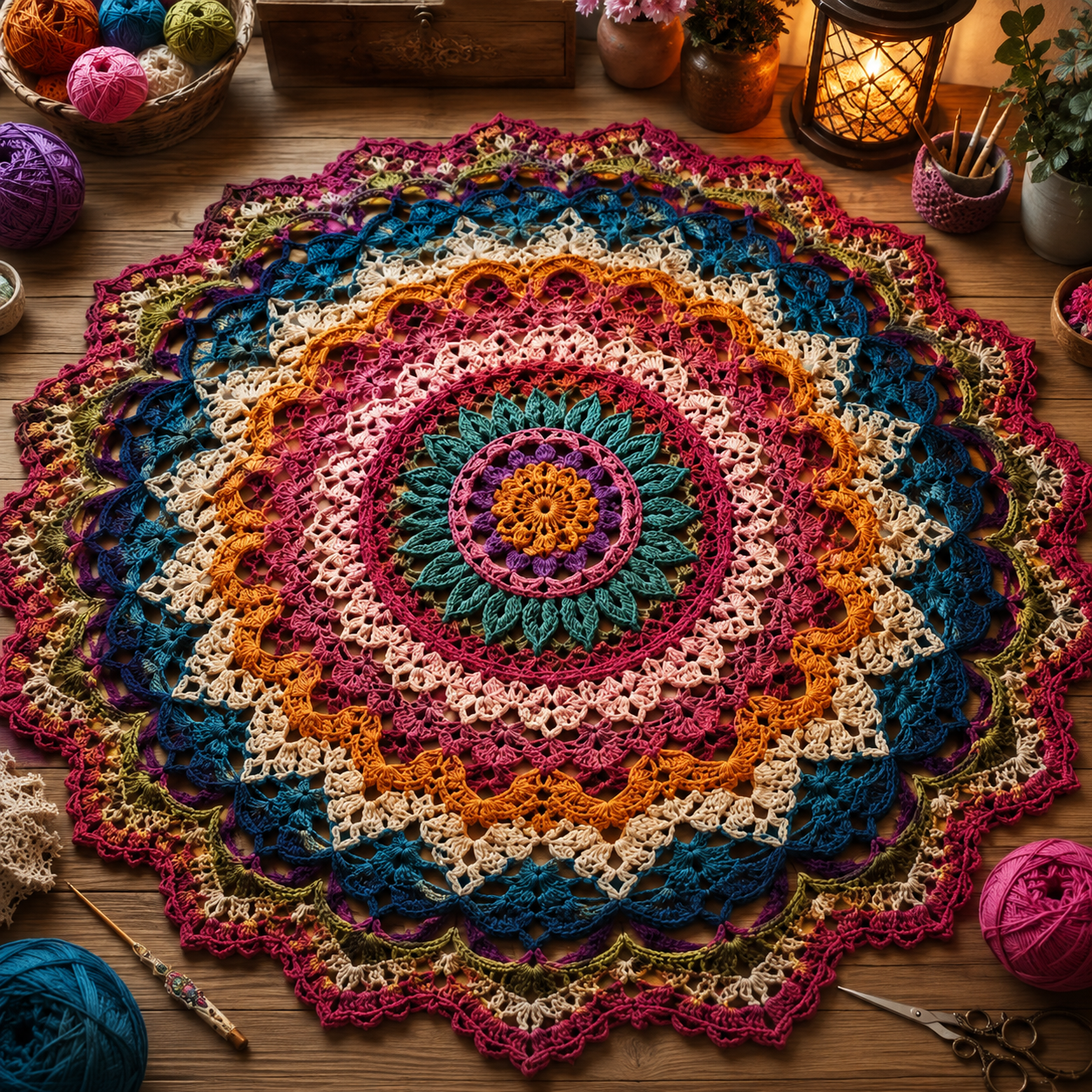 Ravelry patroon: Mandala Madness